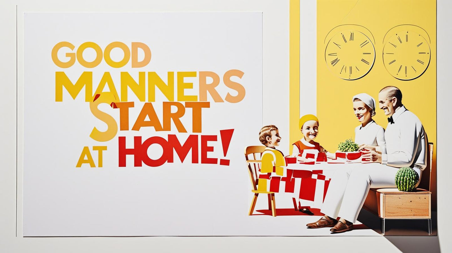 EduKids Inspirational Poster – “Good Manners Start at Home!”
